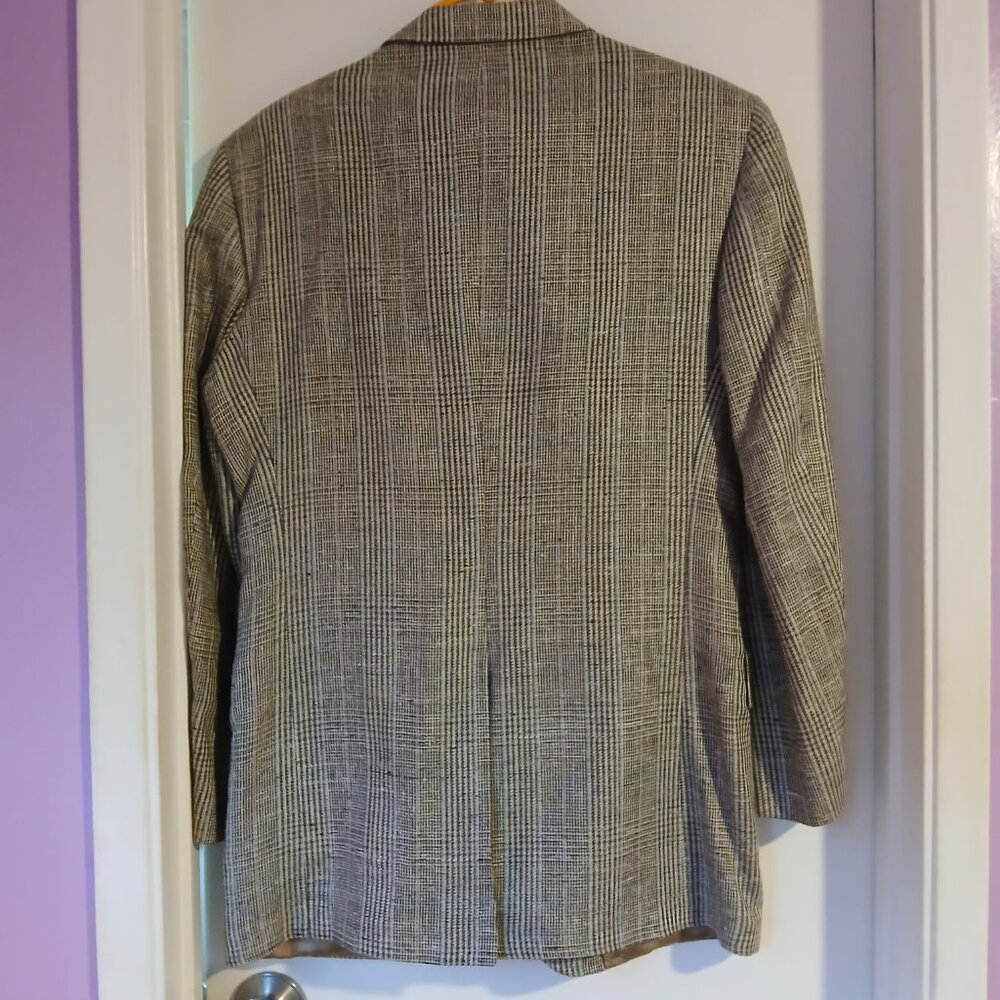 Vintage Evon-Picone Men's Plaid Blazer GUC - Picture 7 of 8